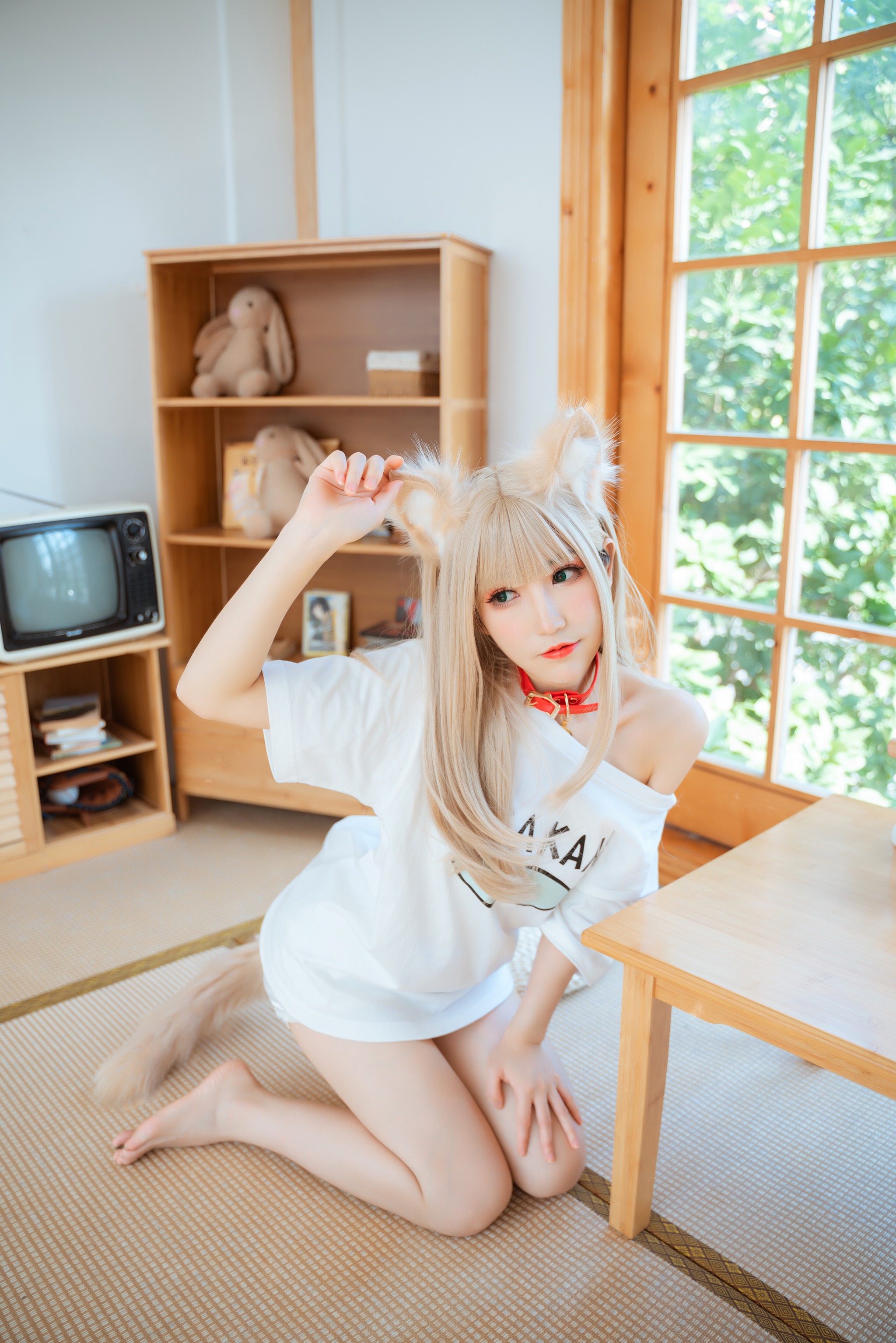 coser衣衣 - NO.009 40原猫娘-黄豆粉[21P]-XikXak
